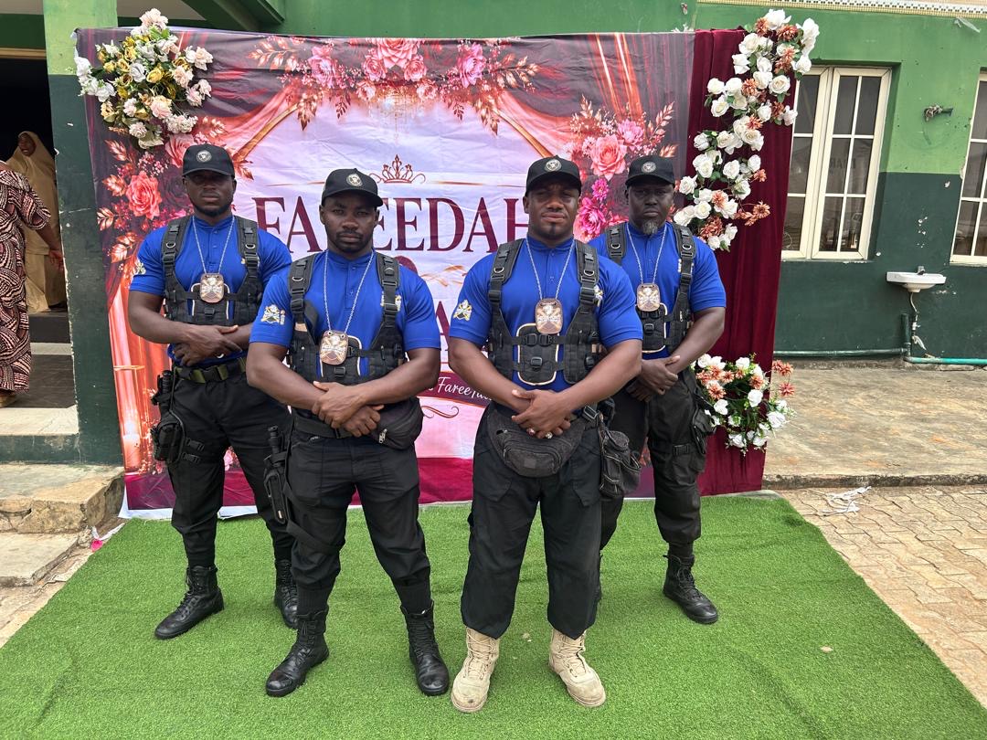 Security personnel on duty