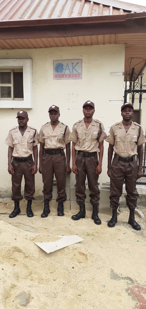 Security personnel training session